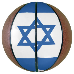 Israel-Flagge Basketball