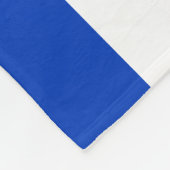 Israel Flagge blau-weiß moderne patriotische Fleecedecke (Ecke)