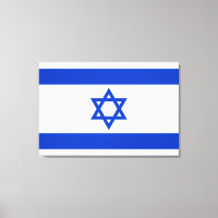Israel Flagge blau-weiß moderne patriotische