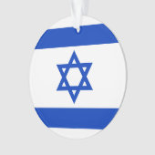 Israel Flagge blau-weiß moderne patriotische Ornament (Vorderseite)