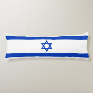 Israel Flagge blau-weiß moderne patriotische Seitenschläferkissen