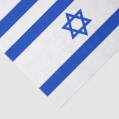Israel Flagge blau-weiß Star von David Muster Seidenpapier (Detail)