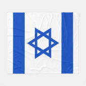 Israel-Flagge blauer Star von David Fleecedecke (Vorderseite (Horizontal))
