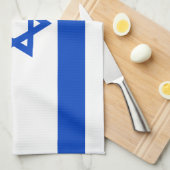 Israel-Flagge blauer Star von David Geschirrtuch (Viertel Falte)