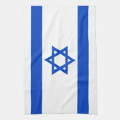 Israel-Flagge blauer Star von David Geschirrtuch (Vertikal)