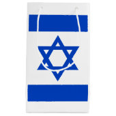 Israel-Flagge blauer Star von David Kleine Geschenktüte (Vorderseite)