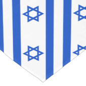 Israel-Flagge blauer Star von David Kurzer Tischläufer (Ecke)