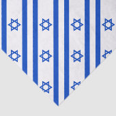 Israel-Flagge blauer Star von David Seidenpapier (Ausschnitt)