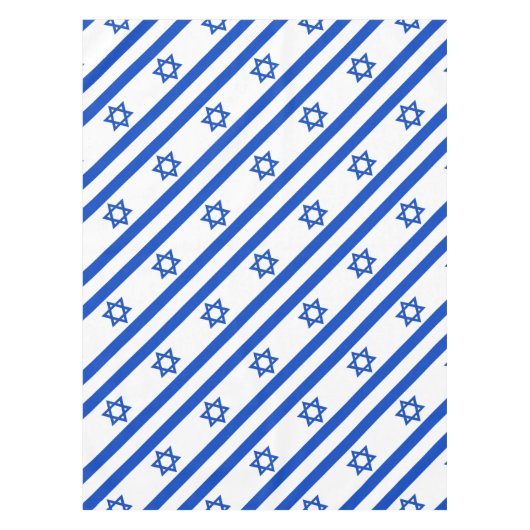 Israel-Flagge blauer Star von David Tischdecke (Vorderseite)