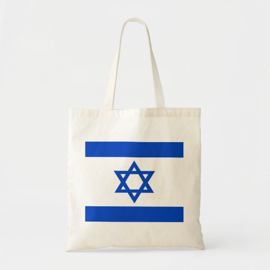 Israel-Flagge blauer Star von David Tragetasche (Vorne)
