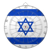 Israel-Flagge Dartscheibe (vorne)