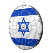 Israel-Flagge Dartscheibe (Vorderseite rechts)