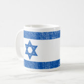 Israel-Flagge - David-Stern - Ich stehe mit Israel Kaffeetasse (Vorderseite Links)