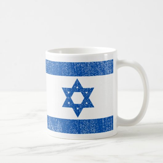 Israel-Flagge - David-Stern - Ich stehe mit Israel Kaffeetasse (Rechts)