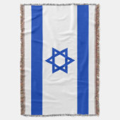 Israel-Flagge Decke (Vorderseite Vertikal)