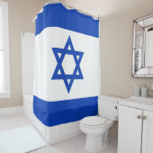 Israel-Flagge Duschvorhang (Beispiel)