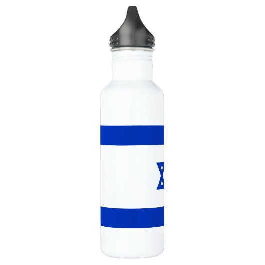 Israel-Flagge Edelstahlflasche (Links)