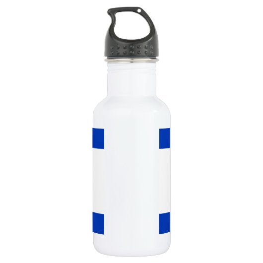 Israel-Flagge Edelstahlflasche (Rückseite)