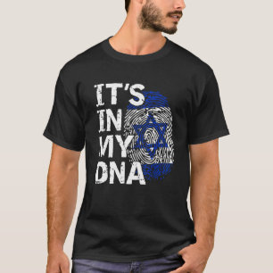 Israel-Flagge Es ist in meiner DNA-Israel-Länderfl T-Shirt