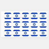Israel-Flagge Etiketten (Blatt)