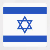 Israel-Flagge Etiketten (Design 1)