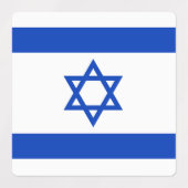 Israel-Flagge Etiketten (Design 2)