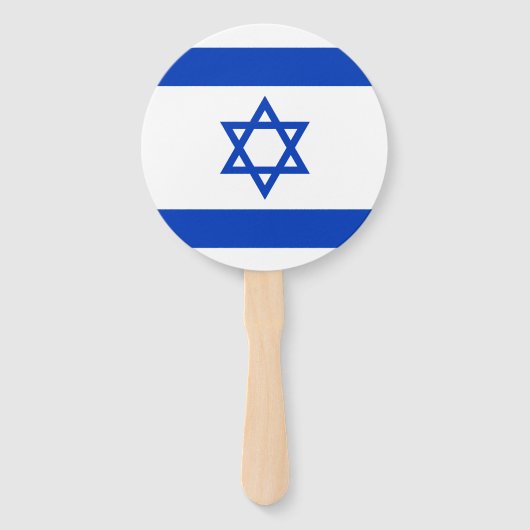 Israel-Flagge Fächer (Vorderseite)
