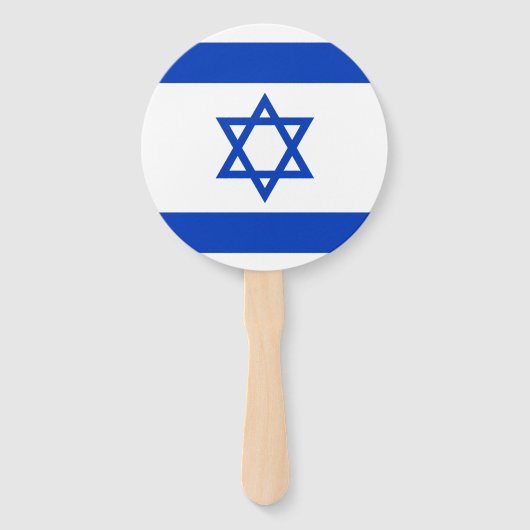 Israel-Flagge Fächer (Rückseite)