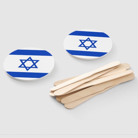 Israel-Flagge Fächer (Non-assembled)