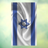 Israel-Flagge Fensteraufkleber (Blatt 3)