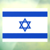 Israel-Flagge Fensteraufkleber (Blatt 3)