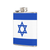 Israel-Flagge Flachmann (Links)