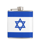 Israel-Flagge Flachmann (Vorderseite)