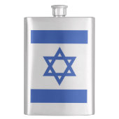Israel-Flagge Flachmann (Vorderseite)