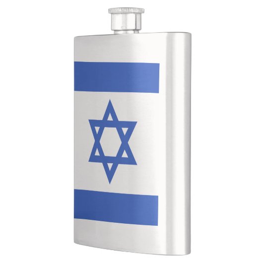 Israel-Flagge Flachmann (Links)