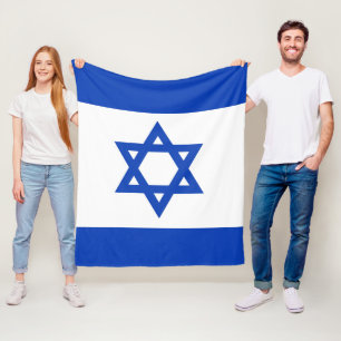 Israel-Flagge Fleecedecke