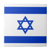 Israel-Flagge Fliese (Vorderseite)