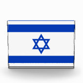 Israel-Flagge Fotoblock (Vorderseite)