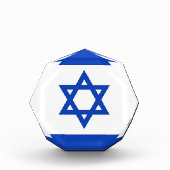 Israel-Flagge Fotoblock (Vorderseite)