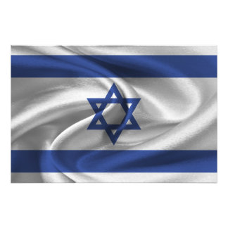 Israel-Flagge Fotodruck