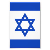 Israel-Flagge Fotodruck (Vorne)