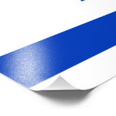 Israel-Flagge Fotodruck (Ecke)