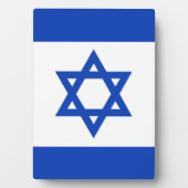 Israel-Flagge Fotoplatte (Vorderseite)