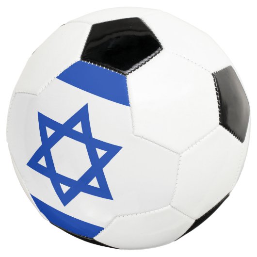 Israel-Flagge Fußball (Dreiviertel)