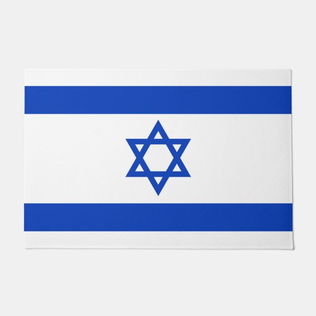 Israel-Flagge  Fußmatte (Vorderseite)