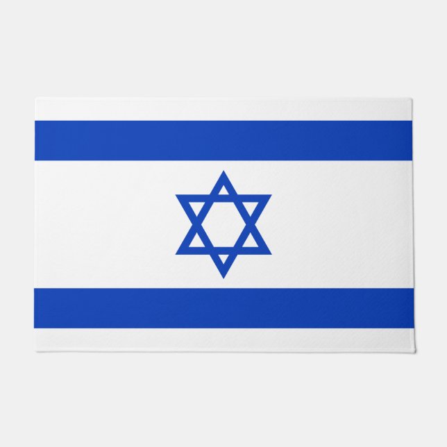 Israel-Flagge Fußmatte (Vorderseite)