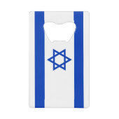 Israel-Flagge Geldbeutel Flaschenöffner (Vorderseite)