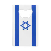 Israel-Flagge Geldbeutel Flaschenöffner (Rückseite)