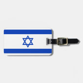 Israel-Flagge Gepäckanhänger (Vorderseite horizontal)