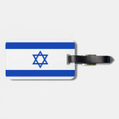 Israel-Flagge Gepäckanhänger (Rückseite horizontal)